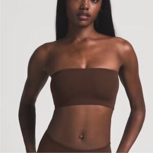 NWT SKIMS FITS EVERYBODY BANDEAU COCOA